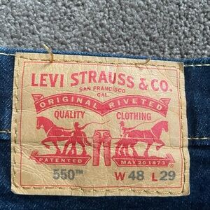 Levi's Men's Dark Blue Relaxed Jeans